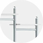 Kleiderstange für Dachschräge