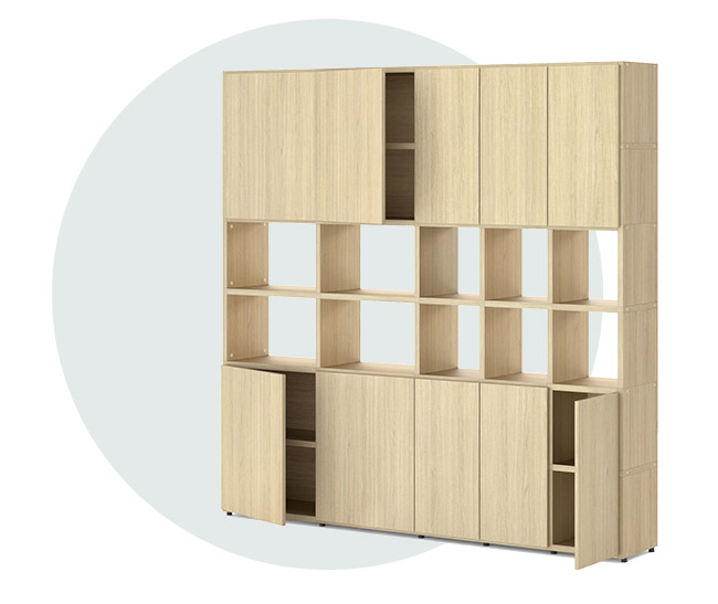 Regal mit Türen - BOON Regal mit großen Türen