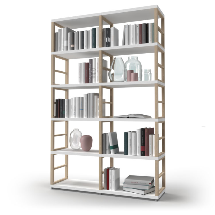 wooden bookcase