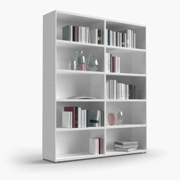 Bücherregal weiß