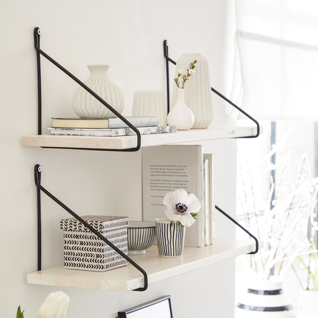 White Floating Shelves Regalraum - Floating Shelves Without Drilling Into Wall
