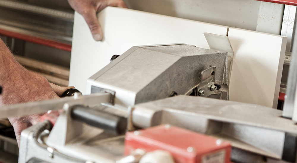 Cutting in the workshop