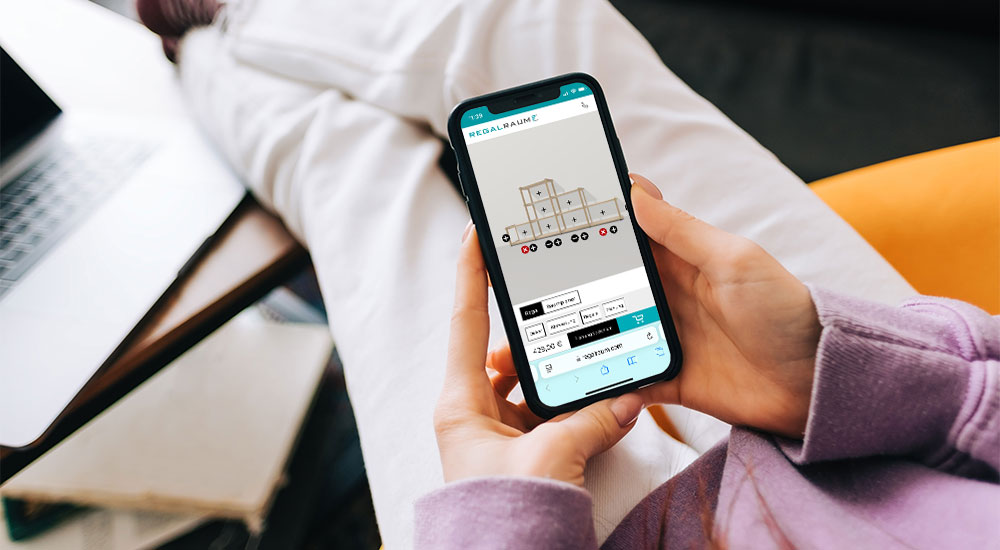 Wooden Shelving Unit AIKO - Plan AIKO yourself