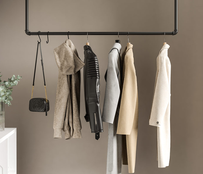Kleiderstange Industrial - CAST Kleiderstangensystem