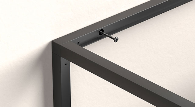 Designregal LIUM - Im Überblick - Wandbefestigung