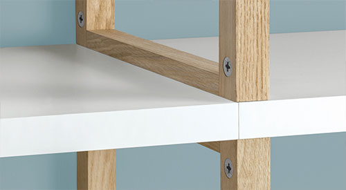 Offenes Regal MAXX - Im Überblick - F-Regalbodenverbinder Offenes Regal MAXX - Im Überblick - F-Regalbodenverbinder