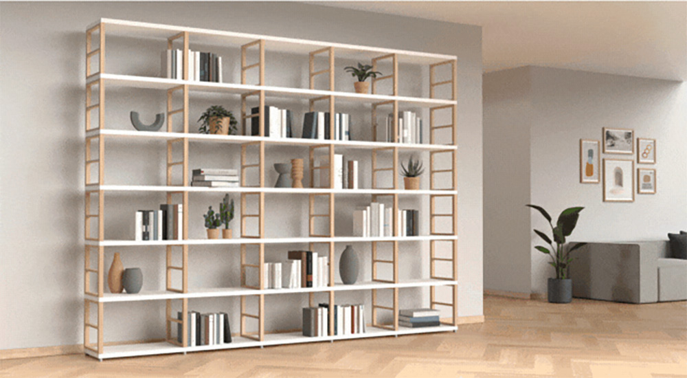 MAXX Regal in weiß/eiche