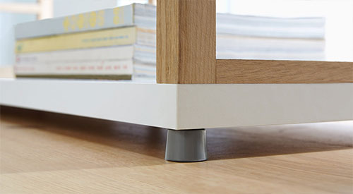 Living Room Storage MAXX - at a glance - leveling feet