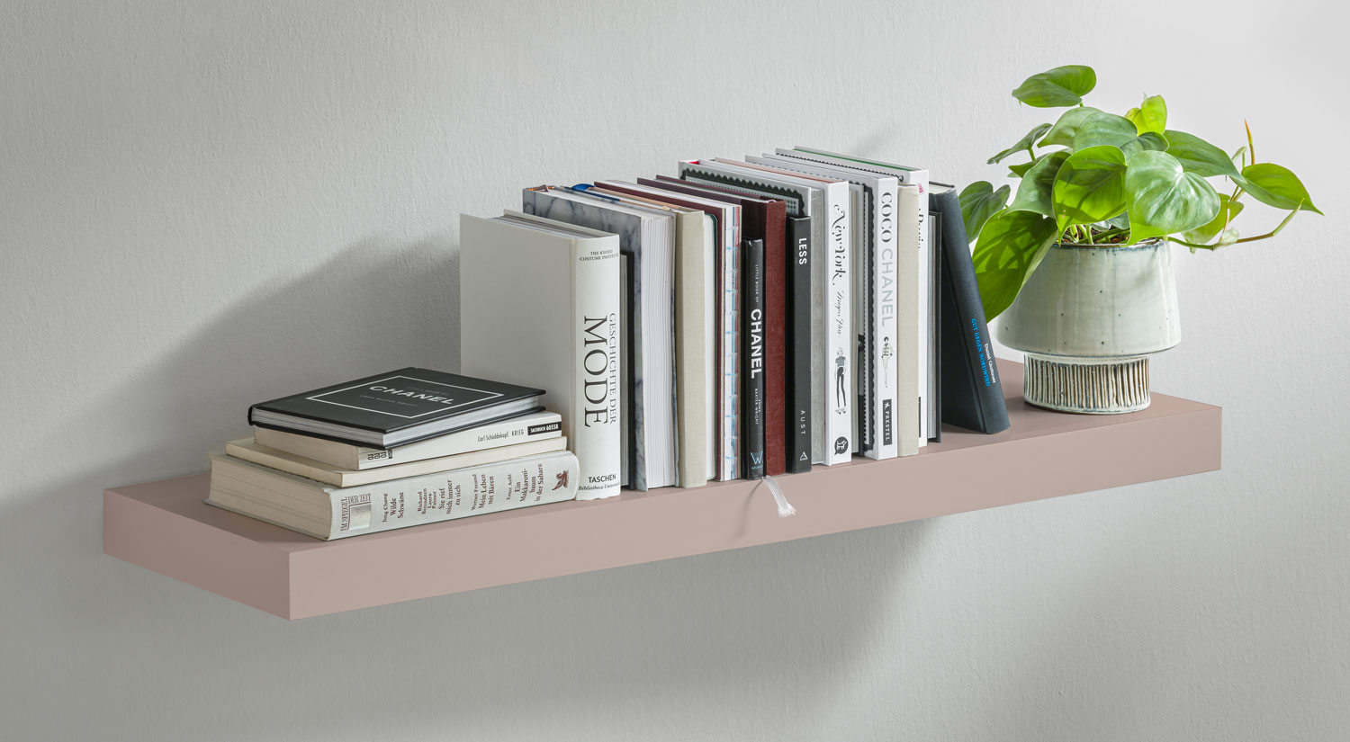 Custom Shelves White Oak Grey Regalraum