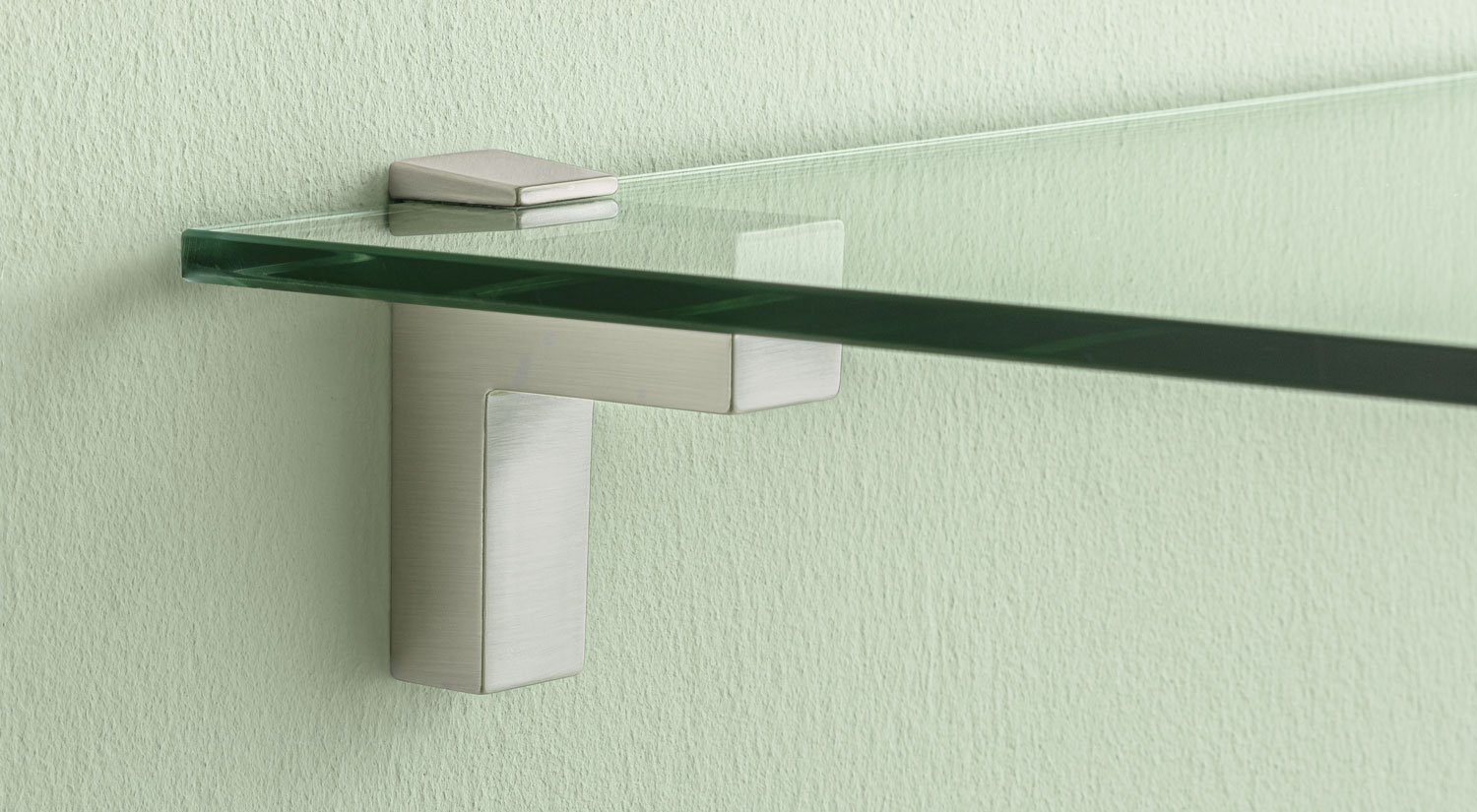 Support étagère - ELIOT Support pour étagère verre et étagère bois