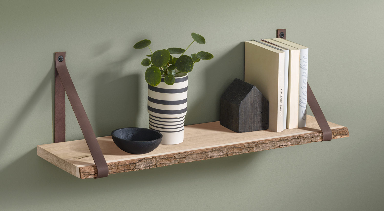 Étagère murale bois - NATURE+LOOP dans le salon