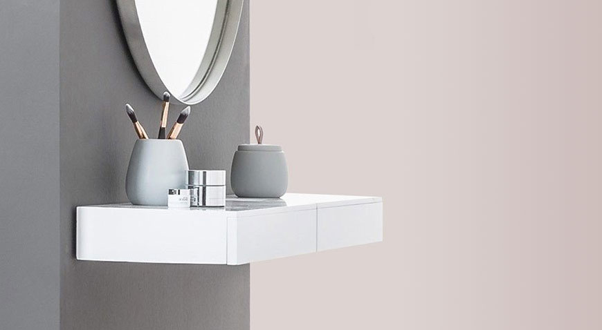 Étagère tiroir - CASSETO comme table de maquillage