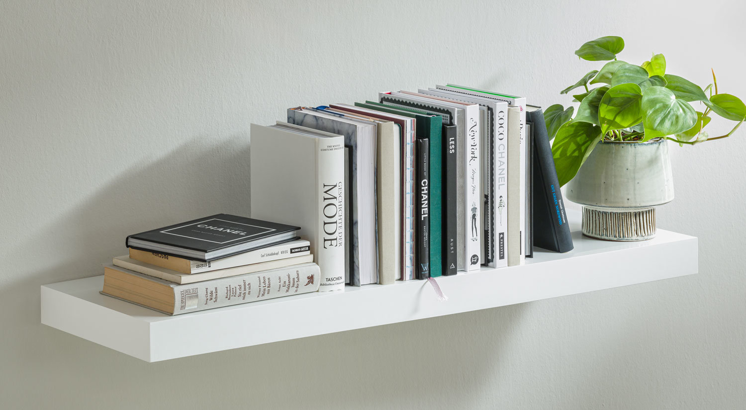 Tablette murale blanche - BOY comme étagère bibliothèque murale