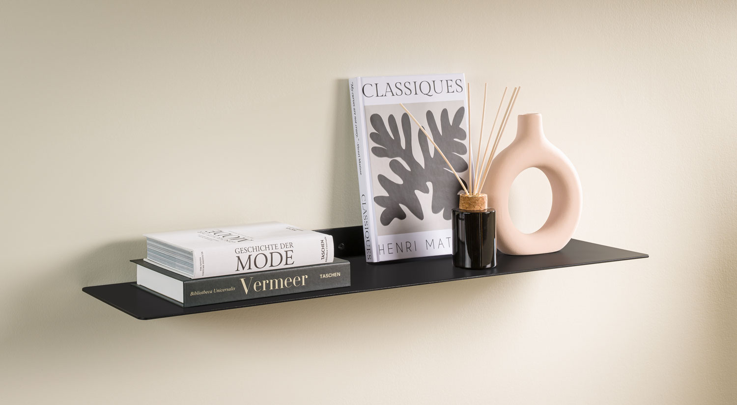 Bibliothèque noire - KATANA étagère livre en métal/noir