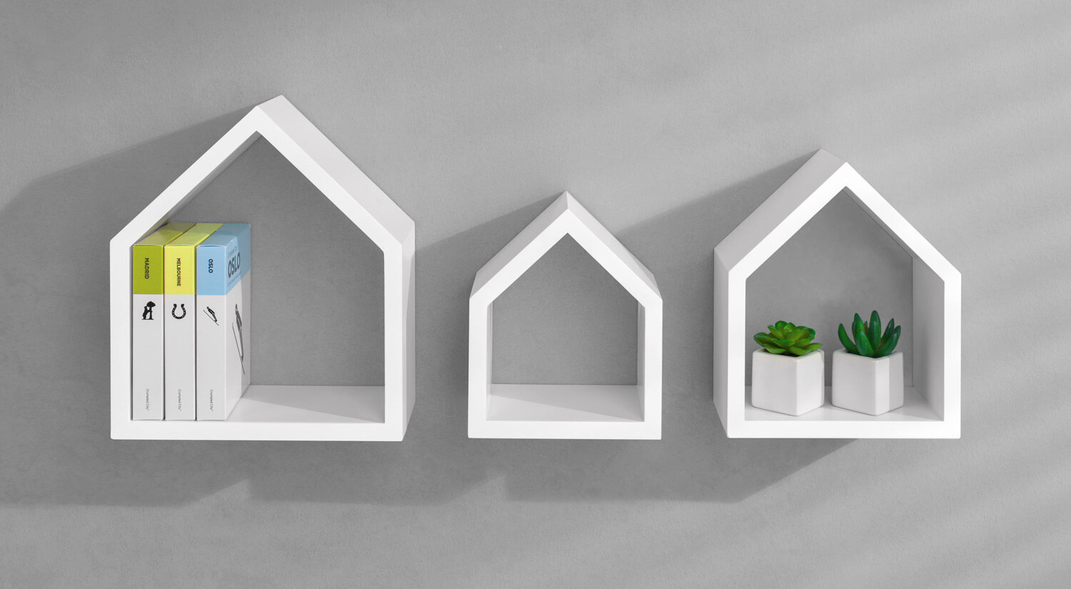 Kinderzimmerregal - COTTAGE Wandregal weiß fürs Kinderzimmer