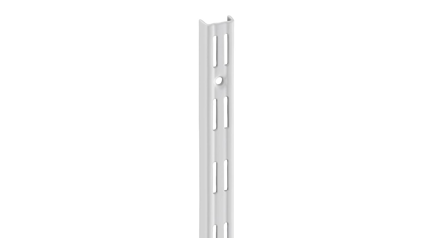 Crémaillère Twinny double perforation 200cm blanc Form