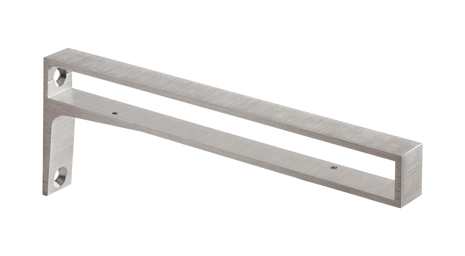 Heavy Duty Silver metal shelf Uni-Track brackets 