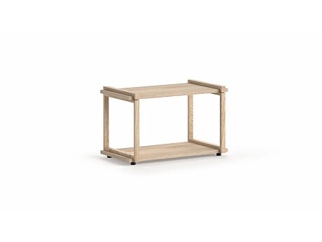 AIKO 1x1 Regalsystem Holz | 65x40x36 cm (LxHxT) | eiche/esche