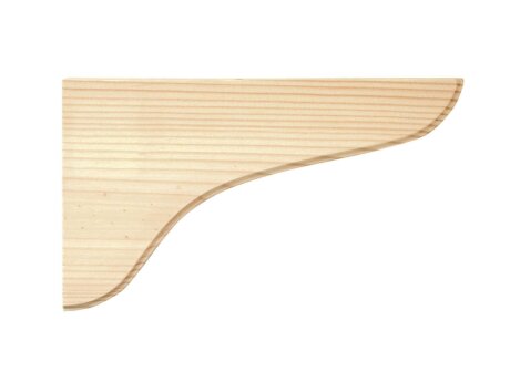 BASIC Wooden Shelf Bracket | 17x2x12 cm | pine
