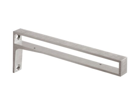 BELT Shelf Bracket | for Shelf Boards 300x25 mm | stainless steel look