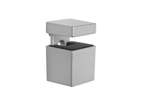 BLOC Shelf Brackets - 2 pcs | for Shelf Boards 0,5-2 cm | silver