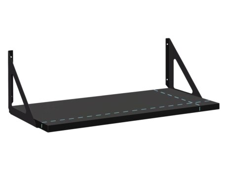 BOARD+TRI Regal nach Maß | bis 80x30 cm | schwarz