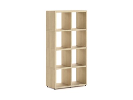 BOON 2x4 8 Cube Storage Unit | 74x147x33 cm | oak