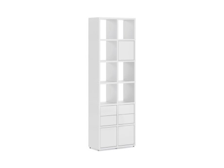 BOON 2x6-P Opbergsysteem | 74x218x33 cm | wit