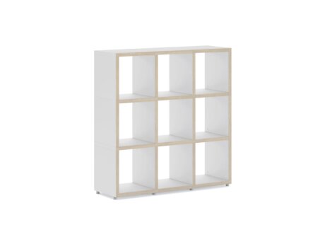 BOON 3x3 9 Cube Storage Unit | Decor white