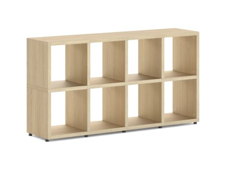 BOON 4x2 Cube Storage Unit | 145x76x33 cm | oak