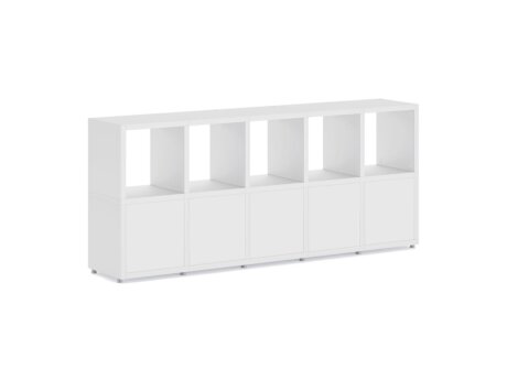 BOON 5x2-P Sideboard with Doors | 181x76x33 cm | white
