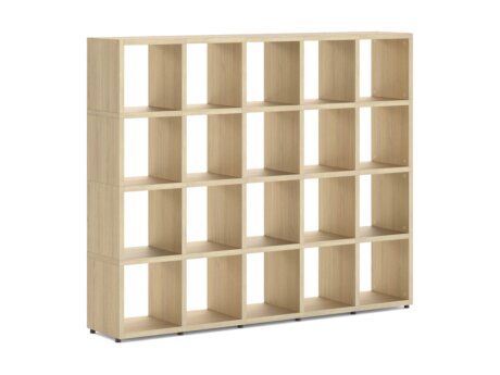 BOON 5x4 Cube Storage Unit | 181x147x33 cm | oak