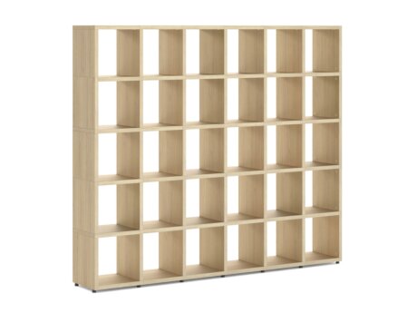 BOON 6x5 Cube Storage Unit | 216x183x33 cm | oak