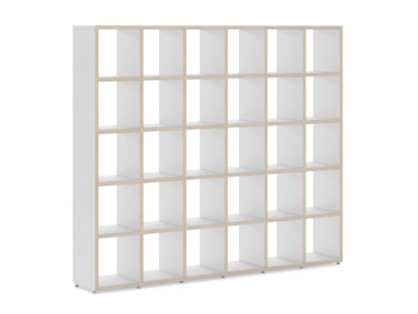 BOON 6x5 Cube Storage Unit | 216x183x33 cm | white/oak