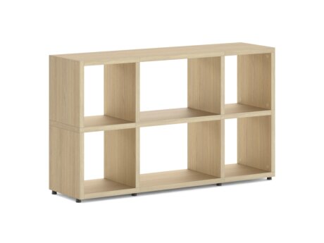 BOON Mix-3x2 Storage Unit | 131x76x33 cm | oak