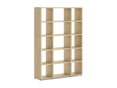 BOON Mix-3x5 Storage Unit | 131x183x33 cm | oak