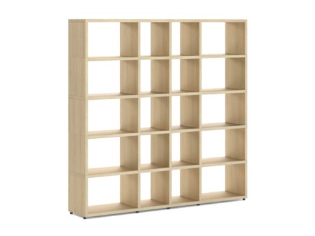 BOON Mix-4x5 Storage Unit | 188x183x33 cm | oak