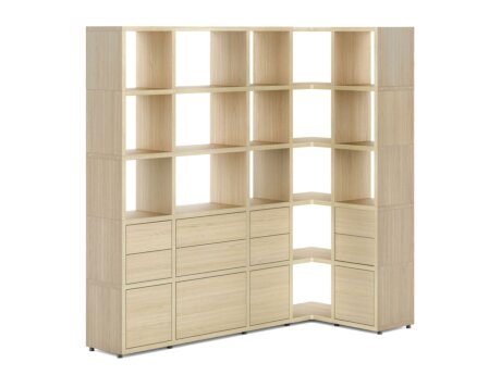 BOON Mix-5x5-P Eckregal | 181/88x183x33 cm