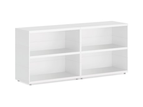 CASE Multi-2x2 Regalwand | 150x66x34 cm | weiß