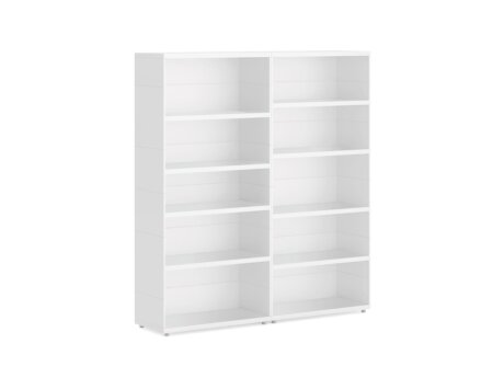 CASE Multi-2x5 Bücherregal | 150x163x34 cm | weiß