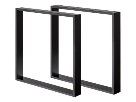 CHESS Table Legs - 2 pcs | 800x80x722 mm | black