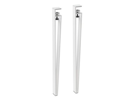 CLAMP-IT Table Legs - 2 pcs | 75 cm | white