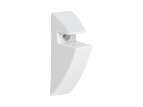 CLIP-8 Shelf Supports - 2 pcs | for Shelf Boards 8 mm | white