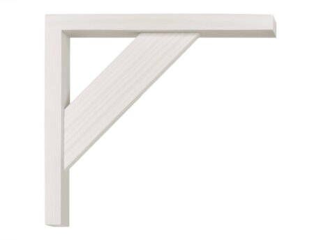 COUNTRY Wooden Shelf Bracket | 19x4x17 cm | white pine