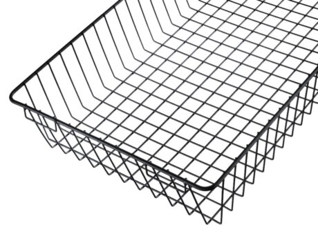 Wire Basket | 80x41x12 cm | black