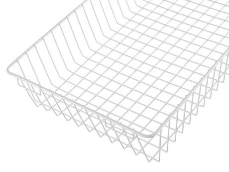 Drahtkorb | 80x41x12 cm | weiß