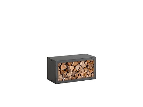FIREWOOD Kaminholzregal Metall | schwarz | Größe 77