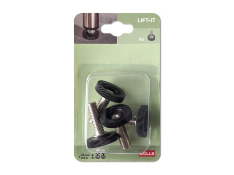 LIFT-IT Adjustable Feet - 4 pcs | black