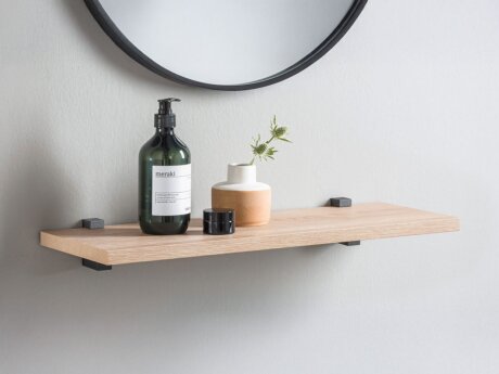 LITE+CUADRO Wandregal | 60x20 cm | Dekor eiche