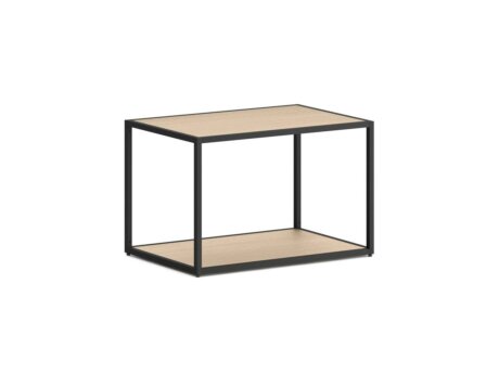 LIUM L-1x1 Regalsystem | 57x37x36 cm | eiche/schwarz